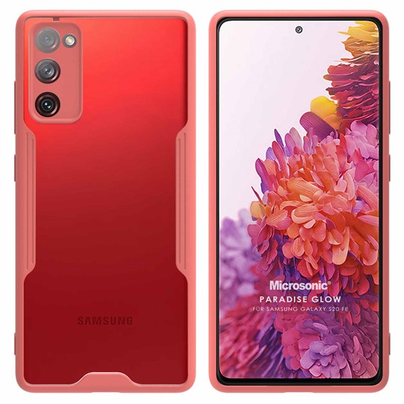 Microsonic Samsung Galaxy S20 FE Kılıf Paradise Glow Pembe 1