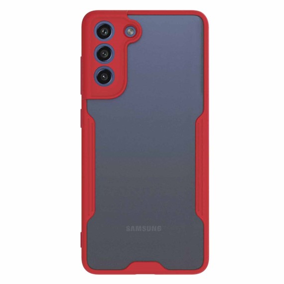 Microsonic Samsung Galaxy S21 FE Kılıf Paradise Glow Kırmızı 2