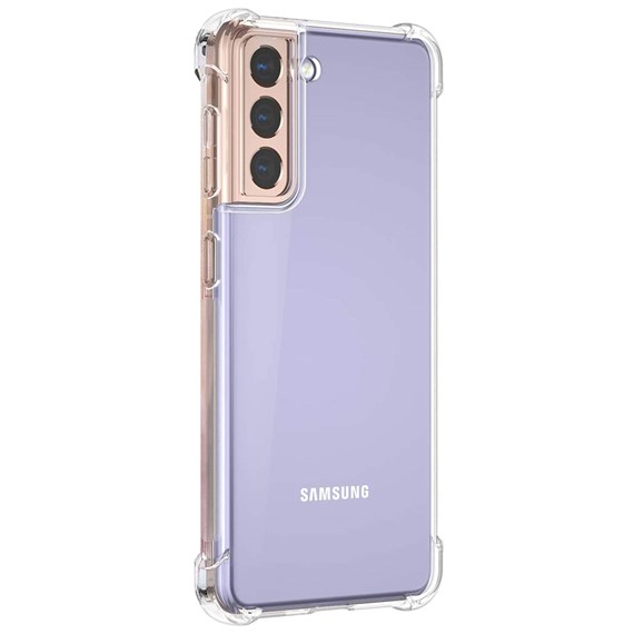 Microsonic Samsung Galaxy S21 Kılıf Shock Absorbing Şeffaf 2