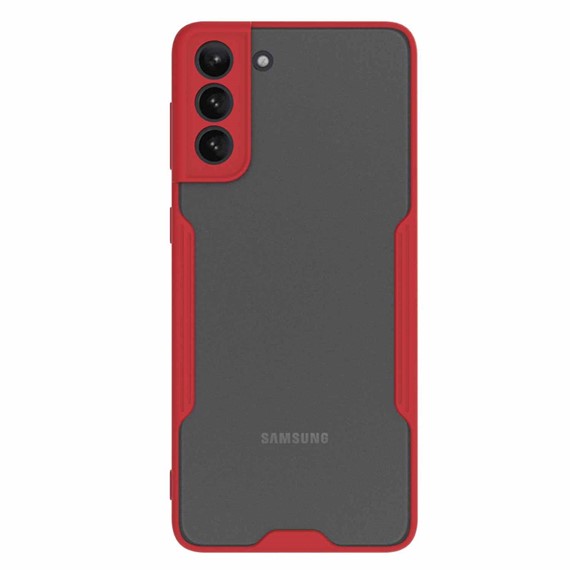 Microsonic Samsung Galaxy S21 Kılıf Paradise Glow Kırmızı 2
