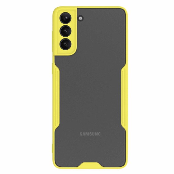 Microsonic Samsung Galaxy S21 Kılıf Paradise Glow Sarı 2
