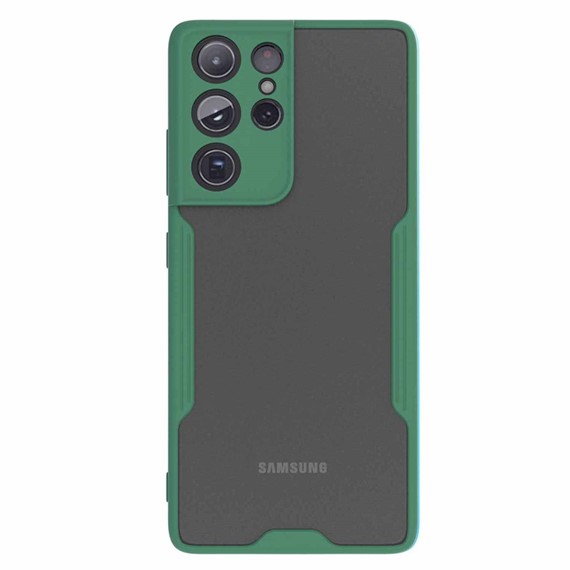 Microsonic Samsung Galaxy S21 Ultra Kılıf Paradise Glow Yeşil 2