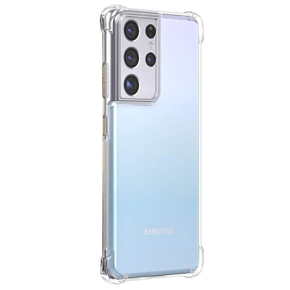 Microsonic Samsung Galaxy S21 Ultra Kılıf Shock Absorbing Şeffaf 2