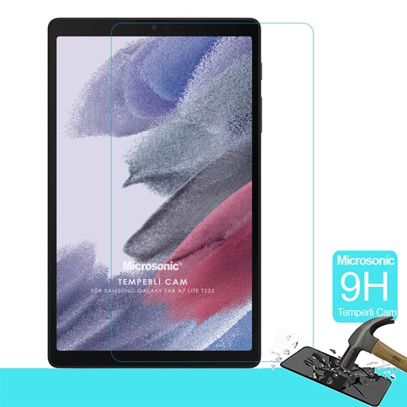 Microsonic Samsung Galaxy Tab A7 Lite T225 Tempered Glass Cam Ekran Koruyucu 1