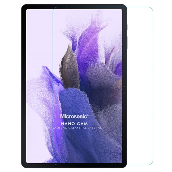 Microsonic Samsung Galaxy Tab S7 FE LTE T737 Nano Glass Cam Ekran Koruyucu 2