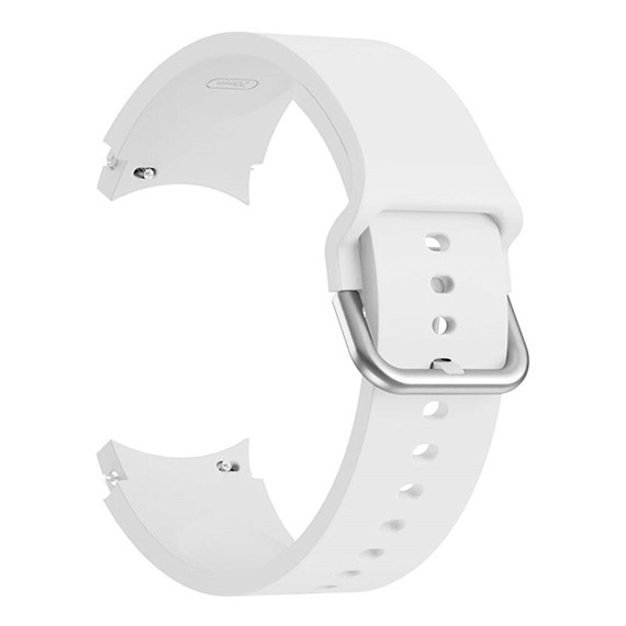 Microsonic Samsung Galaxy Watch 5 40mm Kordon Solid Silicone Band Beyaz 1