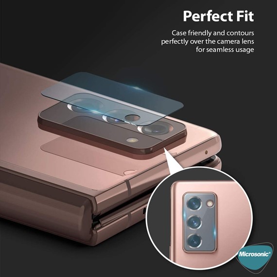 Microsonic Samsung Galaxy Z Fold 2 Kamera Lens Koruma Camı 7