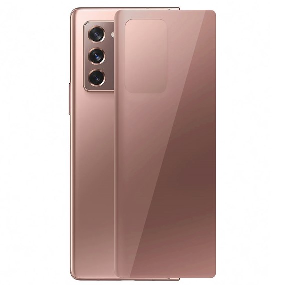 Microsonic Samsung Galaxy Z Fold 2 Ön Arka Tam Kaplayan Temperli Cam Ekran Koruyucu Gold 3