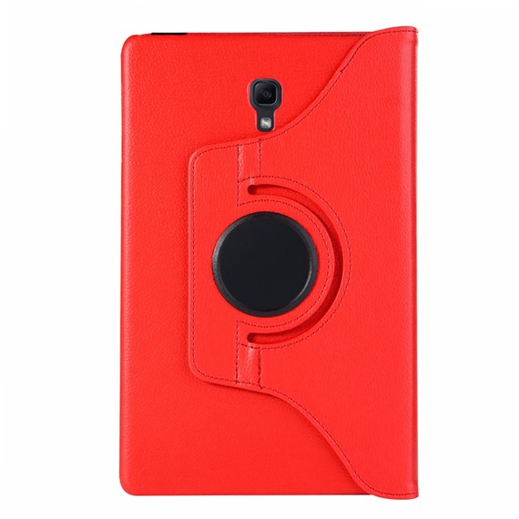 Microsonic Samsung Galaxy Tab A 10 5 T590 Kılıf 360 Rotating Stand Deri Kırmızı 2