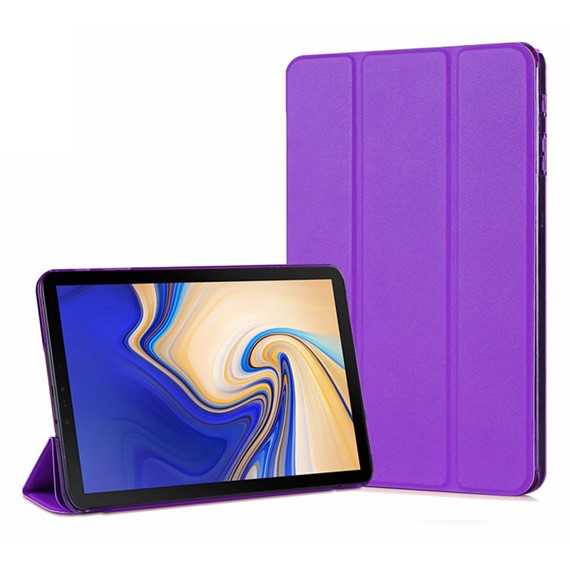 Microsonic Samsung Galaxy Tab A 10 5 T590 Smart Case ve arka Kılıf Mor 1