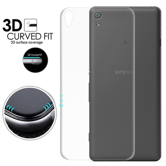 Microsonic Sony Xperia XA Ön Arka Kavisler Dahil Tam Ekran Kaplayıcı Film 3