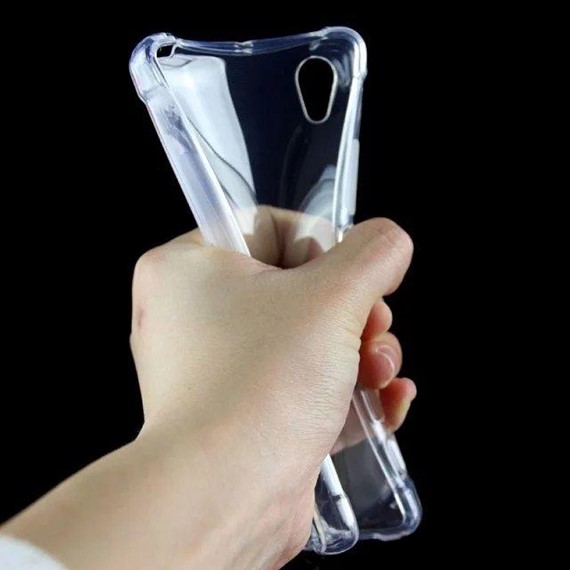 Microsonic Sony Xperia XA1 Ultra Kılıf Transparent Soft Pembe 2