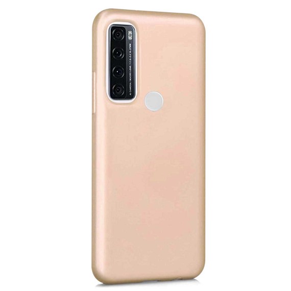 Microsonic Matte Silicone TCL 20 SE Kılıf Gold 2