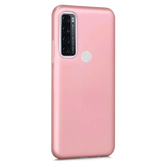 Microsonic Matte Silicone TCL 20 SE Kılıf Rose Gold 2