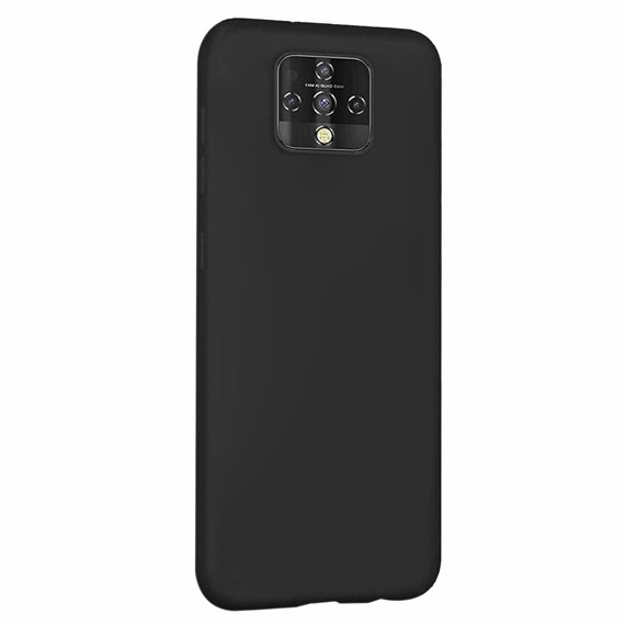 Microsonic Matte Silicone TECNO Camon 16 Premier Kılıf Siyah 2