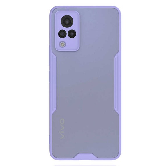 Microsonic Vivo V21 Kılıf Paradise Glow Lila 2