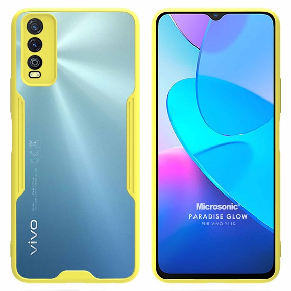 Microsonic Vivo Y11S Kılıf Paradise Glow Sarı 1