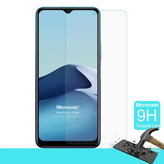 Microsonic Vivo Y11s Tempered Glass Cam Ekran Koruyucu 1