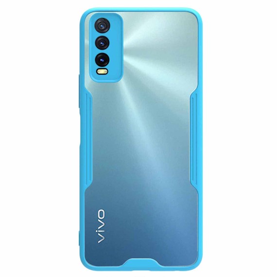 Microsonic Vivo Y20S Kılıf Paradise Glow Turkuaz 2