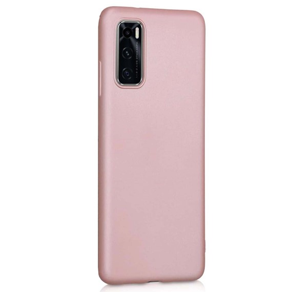 Microsonic Matte Silicone Vivo Y70 Kılıf Rose Gold 2