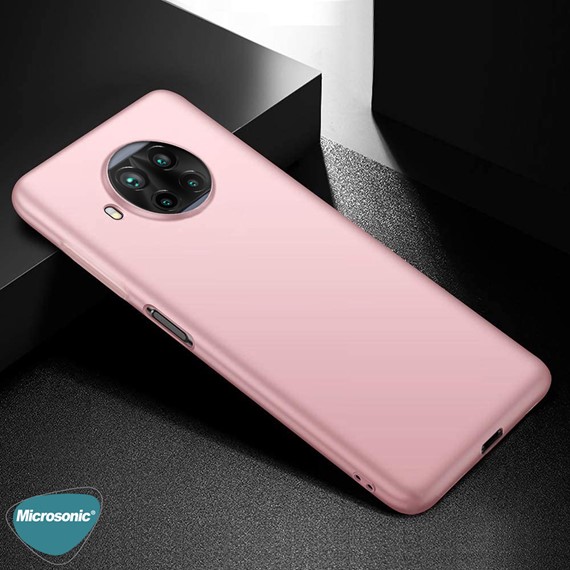 Microsonic Matte Silicone Xiaomi Mi 10T Lite Kılıf Siyah 3