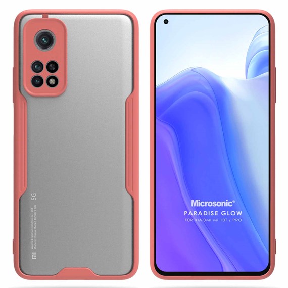 Microsonic Xiaomi Mi 10T Kılıf Paradise Glow Pembe 1