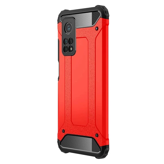 Microsonic Xiaomi Mi 10T Pro Kılıf Rugged Armor Kırmızı 2