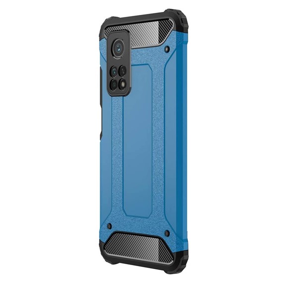 Microsonic Xiaomi Mi 10T Pro Kılıf Rugged Armor Mavi 2