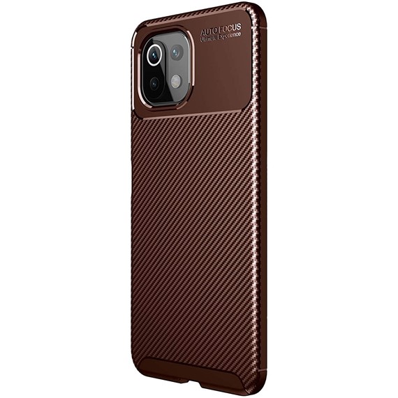 Microsonic Xiaomi Mi 11 Lite Kılıf Legion Series Kahverengi 2