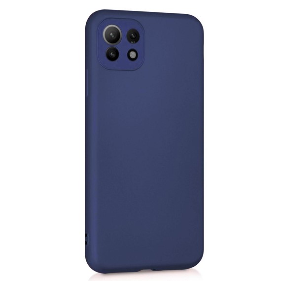 Microsonic Matte Silicone Xiaomi Mi 11 Lite Kılıf Lacivert 2