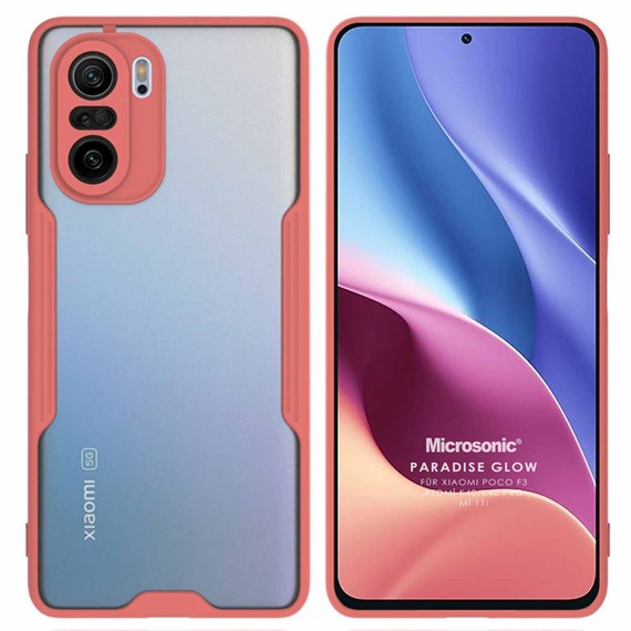 Microsonic Xiaomi Redmi K40 Kılıf Paradise Glow Pembe 1