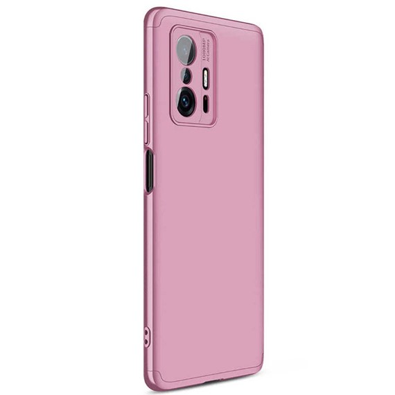 Microsonic Xiaomi Mi 11T Pro Kılıf Double Dip 360 Protective Rose Gold 2