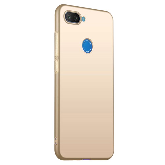 Microsonic Matte Silicone Xiaomi Mi 8 Lite Kılıf Gold 2