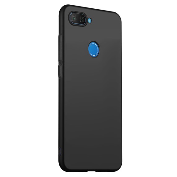 Microsonic Matte Silicone Xiaomi Mi 8 Lite Kılıf Siyah 2