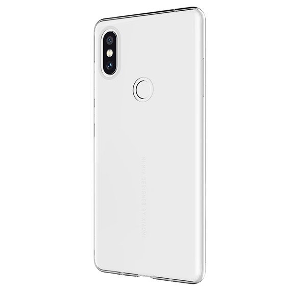 Microsonic Xiaomi Mi Mix 2S Kılıf Transparent Soft Beyaz 2