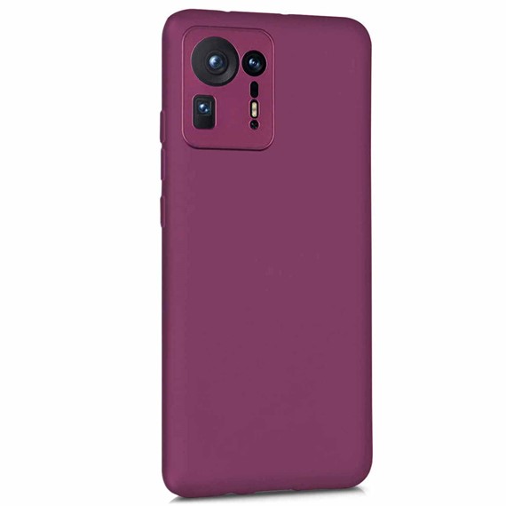 Microsonic Matte Silicone Xiaomi Mi Mix 4 Kılıf Mor 2