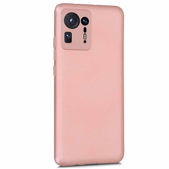 Microsonic Matte Silicone Xiaomi Mi Mix 4 Kılıf Rose Gold 2