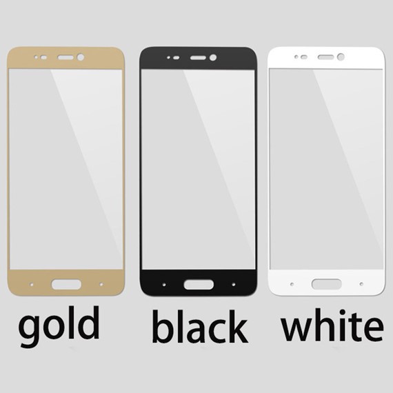 Microsonic Xiaomi Mi5 Prime Tam Kaplayan Temperli Cam Ekran koruyucu Kırılmaz Film Siyah 2