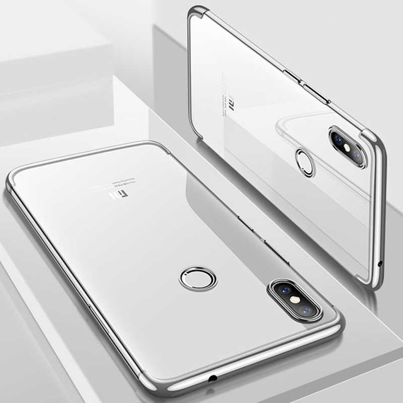 Microsonic Xiaomi Redmi Note 5 Kılıf Skyfall Transparent Clear Gümüş 3