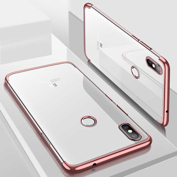 Microsonic Xiaomi Redmi Note 5 Kılıf Skyfall Transparent Clear Rose Gold 3