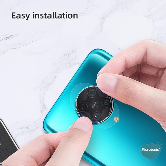 Microsonic Xiaomi Poco F2 Pro Kamera Lens Koruma Camı 5