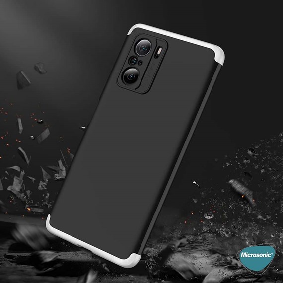 Microsonic Xiaomi Mi 11i Kılıf Double Dip 360 Protective Siyah Kırmızı 4