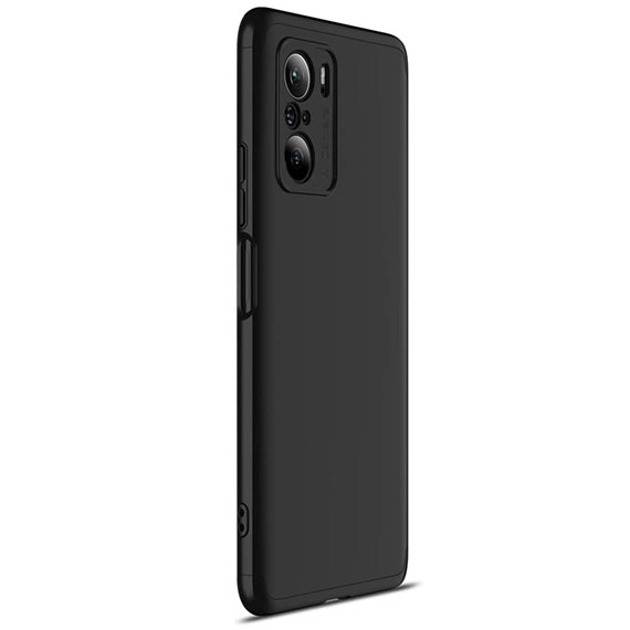 Microsonic Xiaomi Redmi K40 Kılıf Double Dip 360 Protective Siyah 2