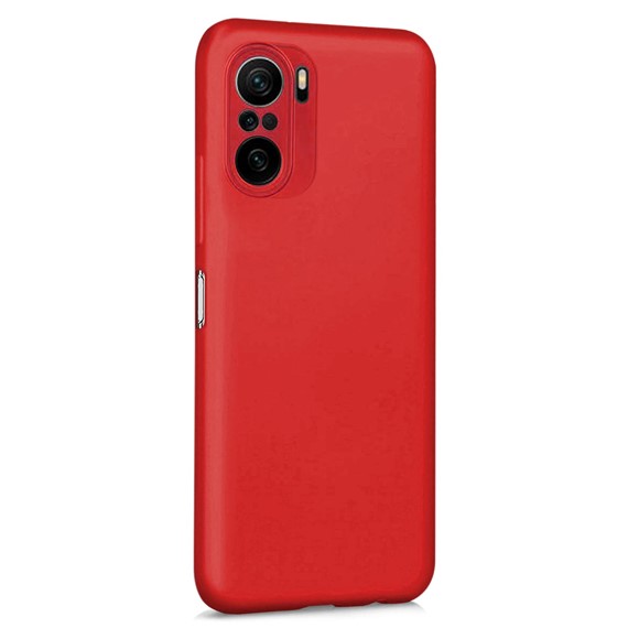 Microsonic Matte Silicone Xiaomi Mi 11i Kılıf Kırmızı 2