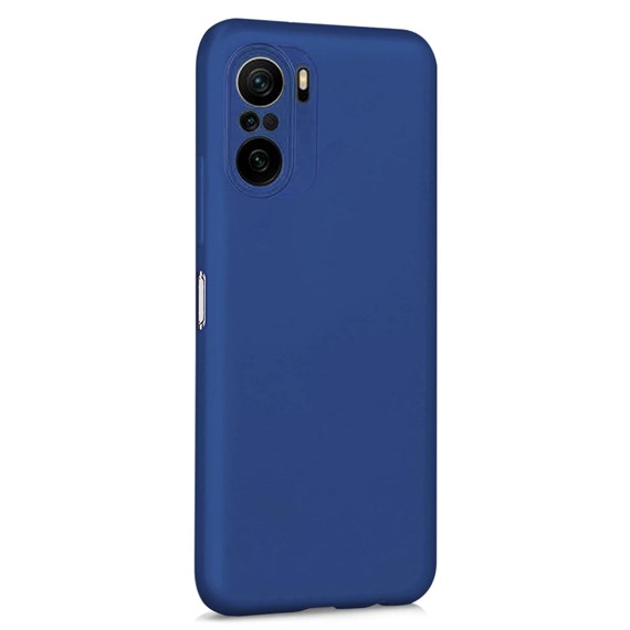 Microsonic Matte Silicone Xiaomi Mi 11i Kılıf Lacivert 2