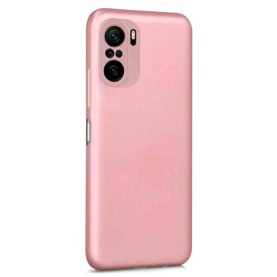 Microsonic Matte Silicone Xiaomi Redmi K40 Kılıf Rose Gold 2