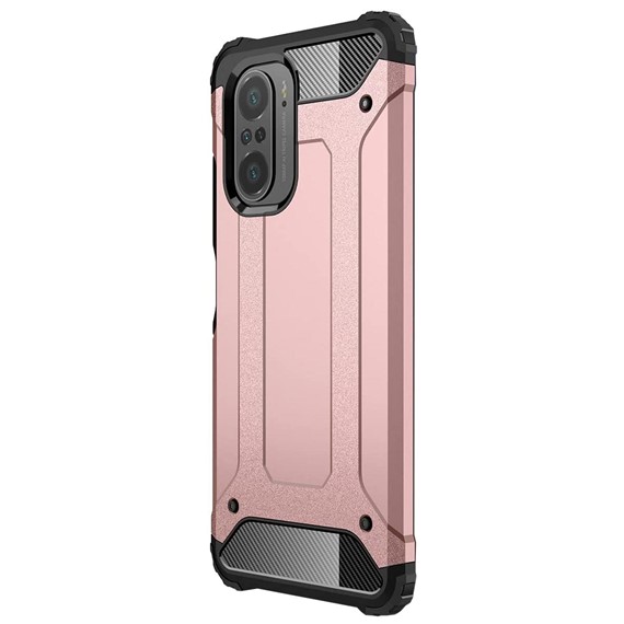 Microsonic Xiaomi Redmi K40 Pro Kılıf Rugged Armor Rose Gold 2