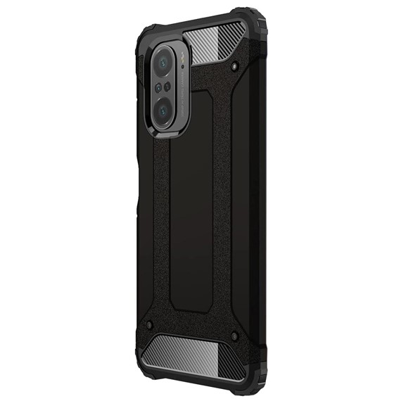 Microsonic Xiaomi Redmi K40 Pro Kılıf Rugged Armor Siyah 2