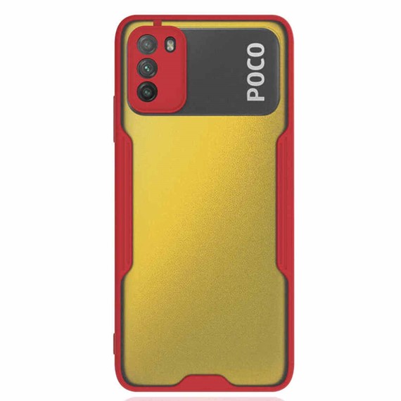 Microsonic Xiaomi Poco M3 Kılıf Paradise Glow Kırmızı 2