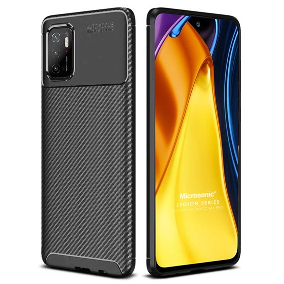 Microsonic Xiaomi Poco M3 Pro Kılıf Legion Series Siyah 1